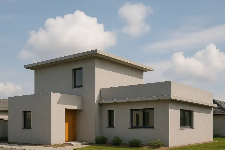 Atap Mendatar dari Beton