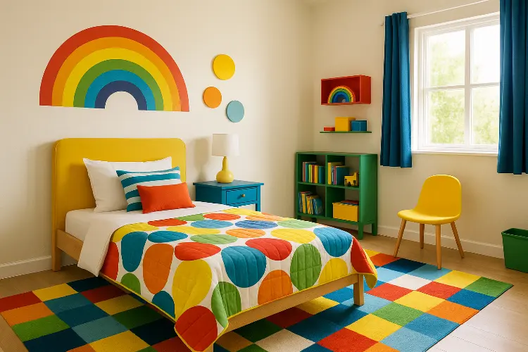 Kamar Anak Minimalis Colorful - Ceria dan Energik