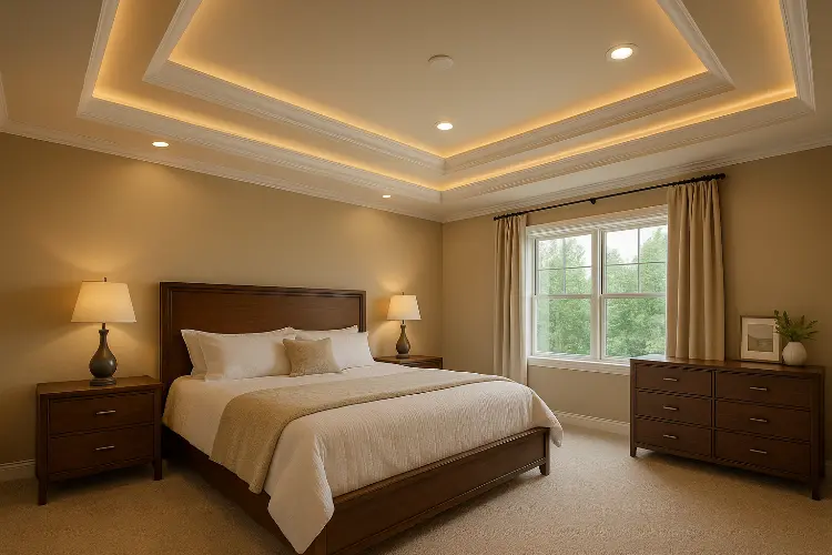Plafon Kamar Tidur Elegan