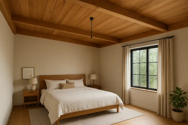 Plafon Kamar Tidur Kayu
